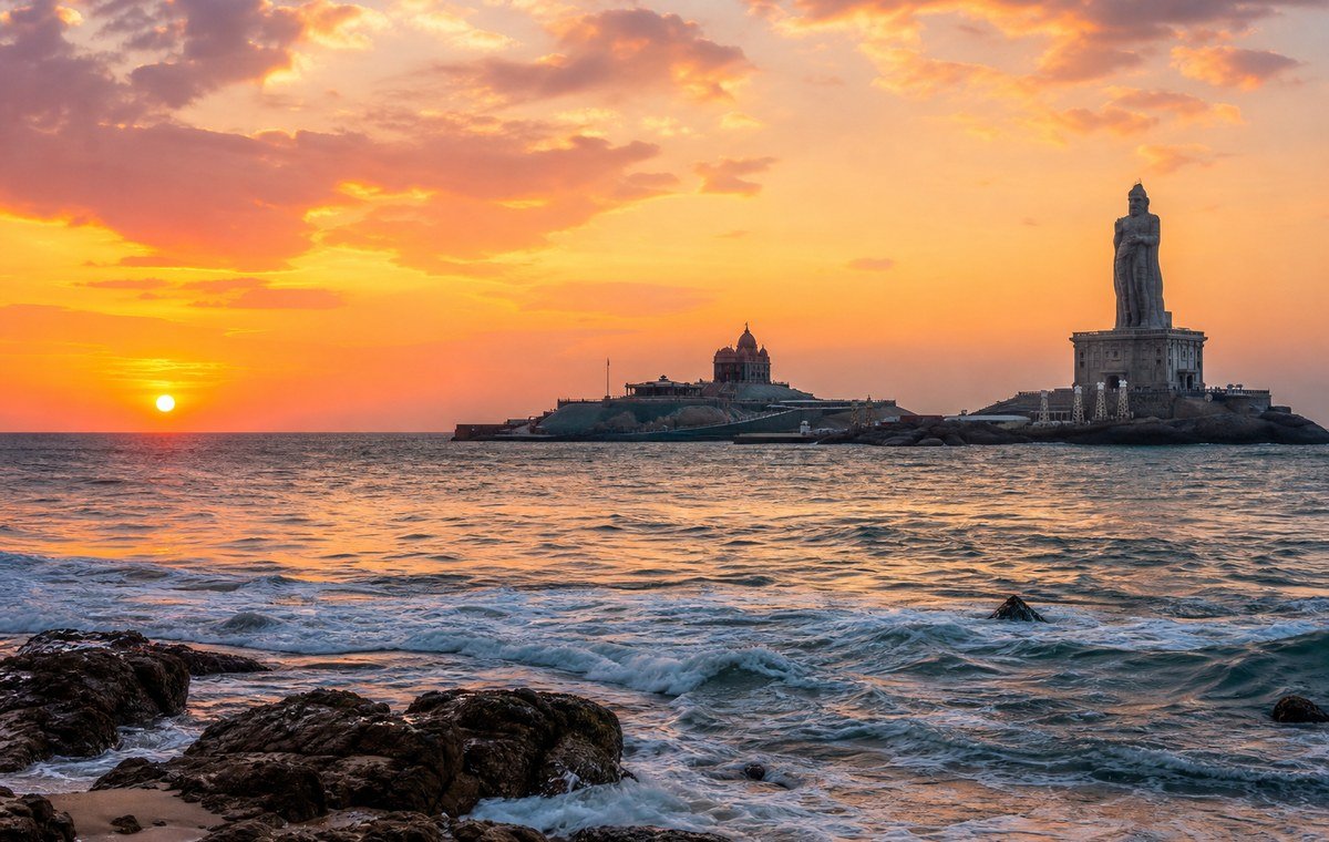 Taxi routes from Kanyakumari